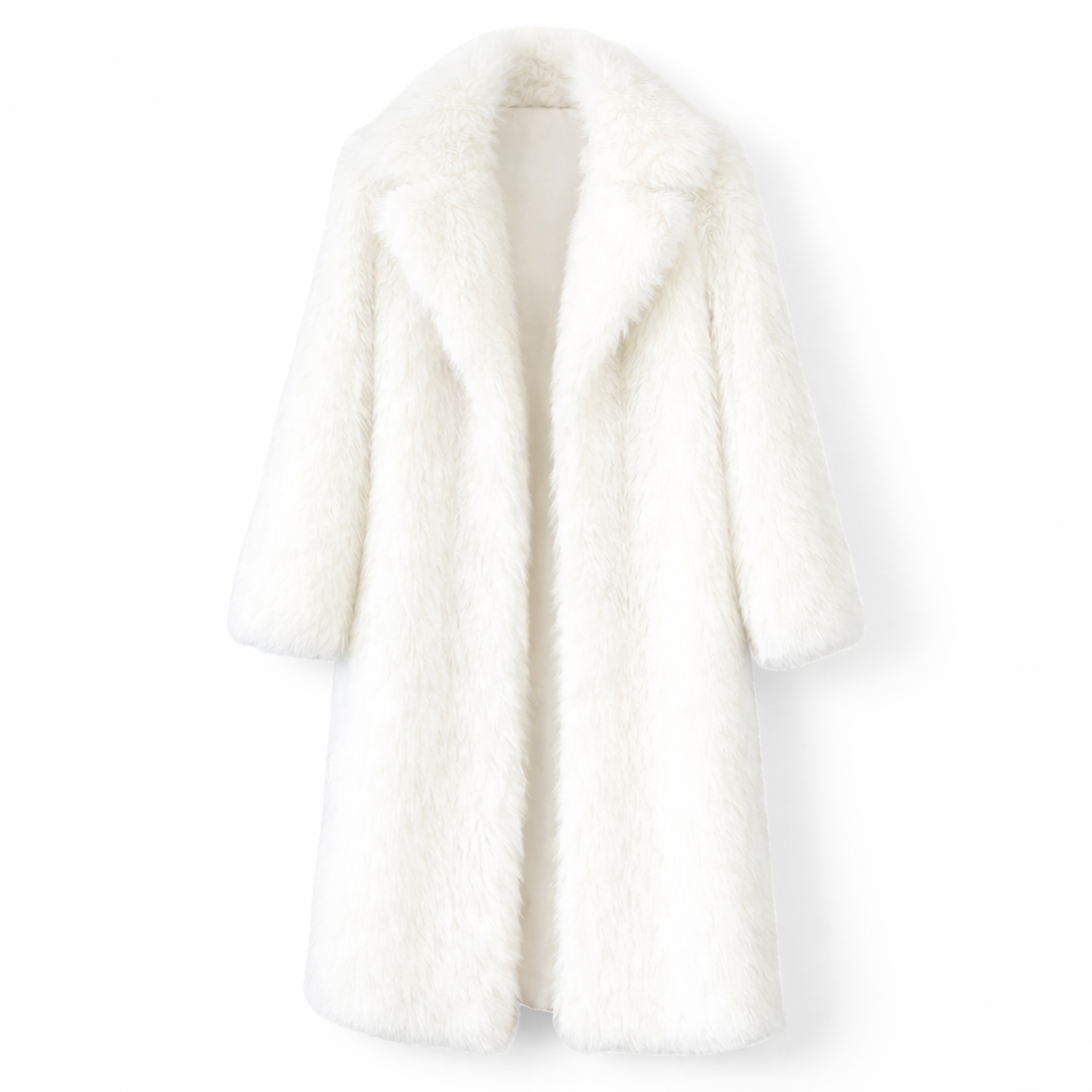 Iris || Abrigo Largo de Pelo y Elegante