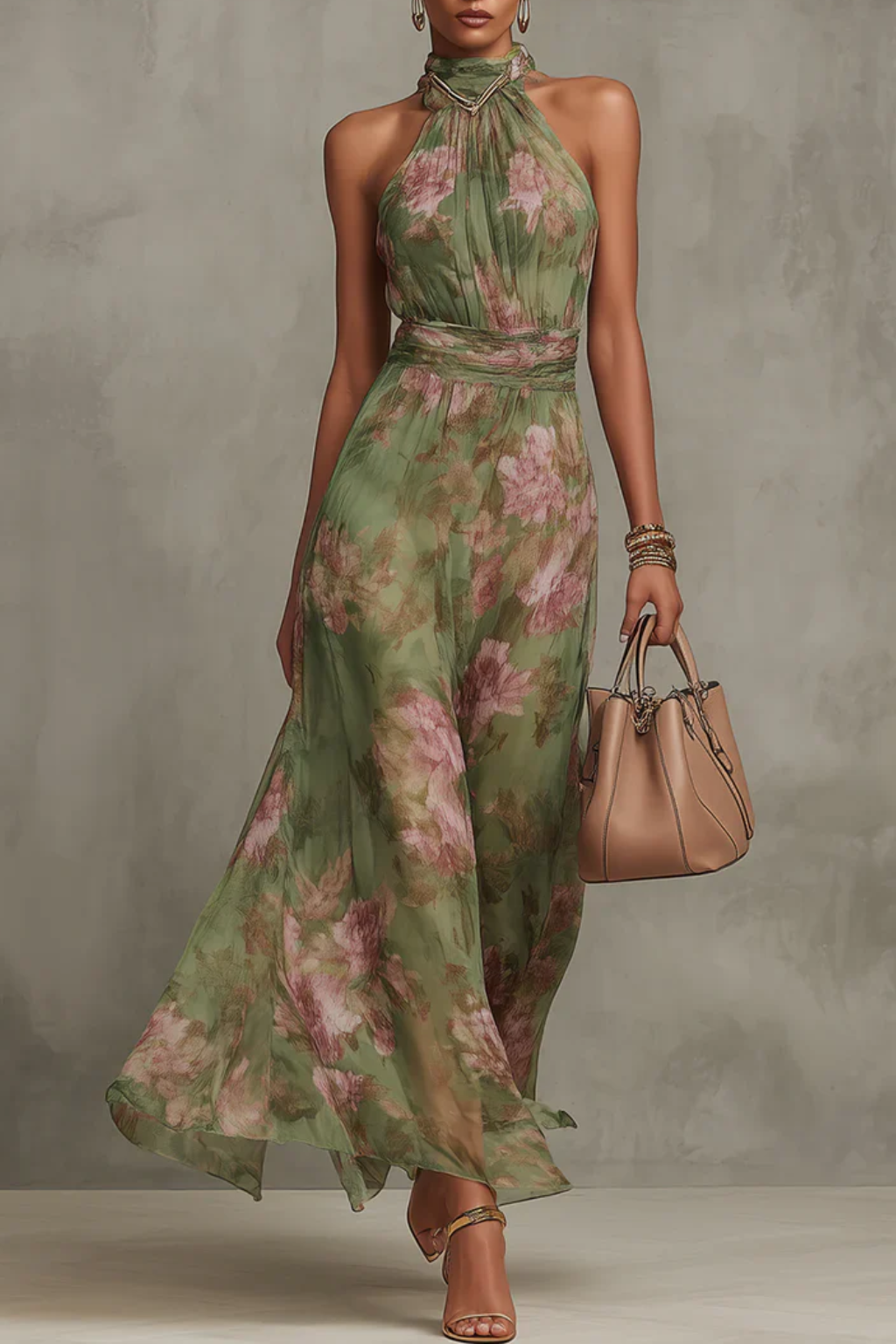 ELARA || HALTER FLORAL